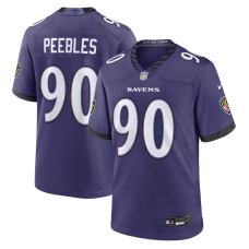 Джерси Baltimore Ravens Aeneas Peebles Nike Purple Team Game Джерси Baltimore Ravens Aeneas Peebles Nike Purple Team Game