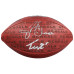 Joe Burrow, Ja'Marr Chase & Tee Higgins Cincinnati Bengals Autographed Fanatics Authentic Duke Showcase Football