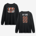 Именная футболка с длинным рукавом Cincinnati Bengals Black Metallic Mascot Name & Number Именная футболка с длинным рукавом Cincinnati Bengals Black Metallic Mascot Name & Number