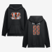 Именная толстовка Cincinnati Bengals Black Metallic Mascot Name & Number Именная толстовка Cincinnati Bengals Black Metallic Mascot Name & Number