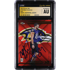 Карточка Mark Andrews Baltimore Ravens Autographed 2018 Panini XR Red #128 #/299 CGC Fanatics Witnessed Authenticated Карточка Mark Andrews Baltimore Ravens Autographed 2018 Panini XR Red #128 #/299 CGC Fanatics Witnessed Authenticated