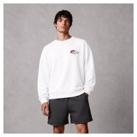 Свитшот Denver Broncos Levelwear White Luxe Zone Logo