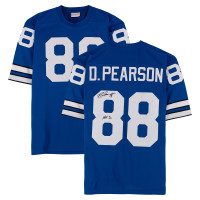 Джерси с автографом Drew Pearson Dallas Cowboys Fanatics Authentic Royal Mitchell & Ness 1977 Authentic with 'HOF 21 Inscription