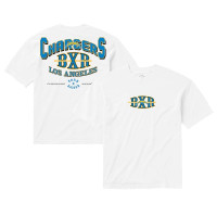 Футболка Los Angeles Chargers Born x Raised Unisex Block Letter - White