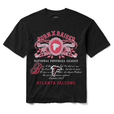 Футболка Atlanta Falcons Born x Raised Unisex Crest - Black