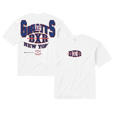 Футболка New York Giants Born x Raised Unisex Block Letter - White