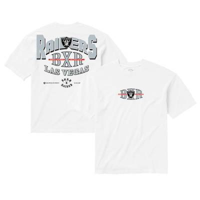 Футболка Las Vegas Raiders Born x Raised Unisex Block Letter - White