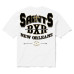 Футболка New Orleans Saints Born x Raised Unisex Block Letter - White