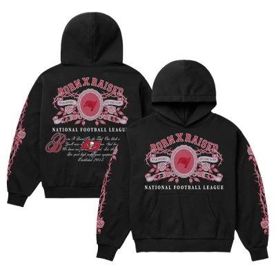 Толстовка Tampa Bay Buccaneers Born x Raised Unisex Crest - Black