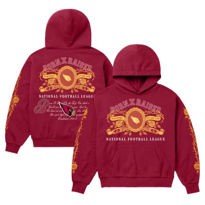 Толстовка Arizona Cardinals Born x Raised Unisex Crest - Cardinal