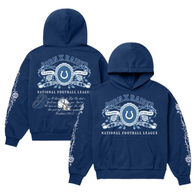 Толстовка Indianapolis Colts Born x Raised Unisex Crest - Navy