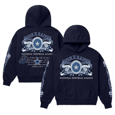 Толстовка Dallas Cowboys Born x Raised Unisex Crest - Navy