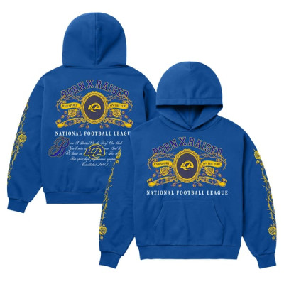 Толстовка Los Angeles Rams Born x Raised Unisex Crest - Royal