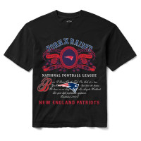 Футболка New England Patriots Born x Raised Unisex Crest - Black