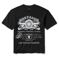 Футболка Las Vegas Raiders Born x Raised Unisex Crest - Black