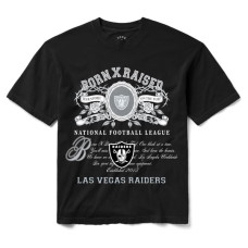 Футболка Las Vegas Raiders Born x Raised Unisex Crest - Black