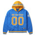Толстовка Los Angeles Chargers Born x Raised Unisex On The Turf Full-Zip - Powder Blue