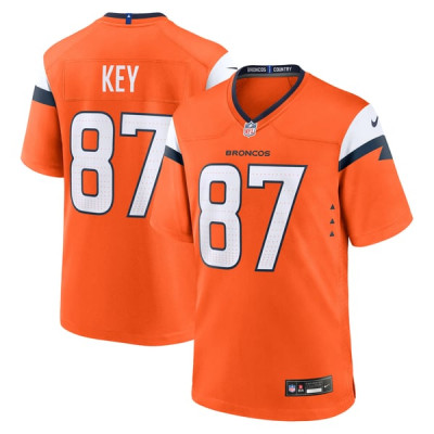 Джерси Denver Broncos Dane Key Nike Orange Team Game