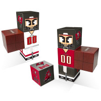 Tampa Bay Buccaneers Home & Away Magnetic Fidget Building Cubes Combo Set