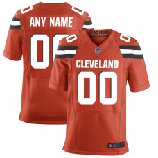 Именная игровая джерси Cleveland Browns Nike Alternate Elite - Orange