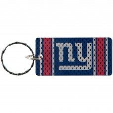 New York Giants Jersey Printed Acrylic Team Color Logo Keychain