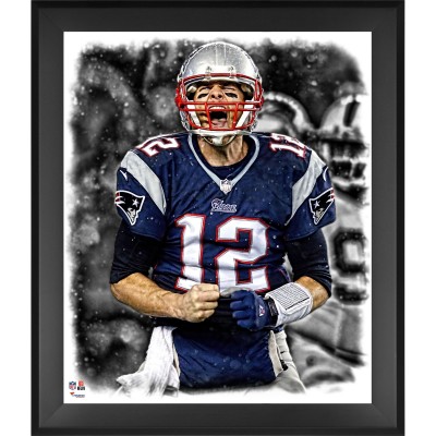 New England Patriots Tom Brady Fanatics Authentic Framed 20 x 24 In the Zone Photograph