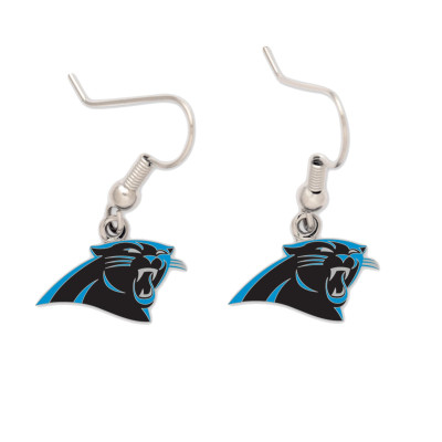 Серьги Carolina Panthers Logo Wire