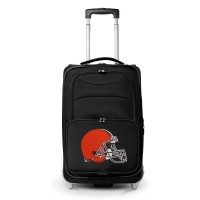 Cleveland Browns MOJO Black 21 Softside Rolling Carry-On Suitcase
