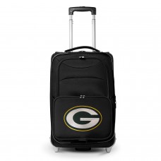 Green Bay Packers MOJO 21 Softside Rolling Carry-On Suitcase - Black