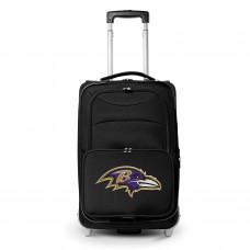 Baltimore Ravens MOJO 21 Softside Rolling Carry-On Suitcase - Black