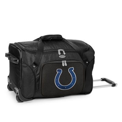Indianapolis Colts MOJO Black 22 2-Wheeled Duffel Bag