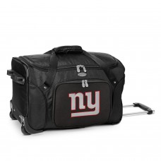 New York Giants MOJO 22 2-Wheeled Duffel Bag - Black