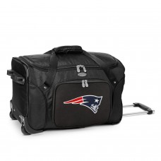 New England Patriots MOJO 22 2-Wheeled Duffel Bag - Black