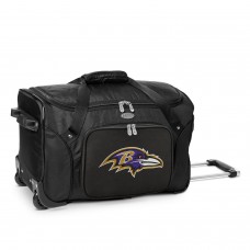 Спортивная сумка на колесах Baltimore Ravens MOJO 22 2-Wheeled - Black