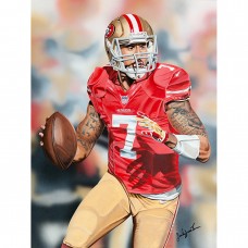 San Francisco 49ers Kapp Attack Deacon Jones Foundation Fine Art Canvas Print 18 x 24 by Artist Joshua Jacobs