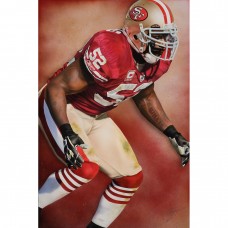 San Francisco 49ers Patrick Willis Deacon Jones Foundation Fine Art Canvas Print 18 x 24 by Artist Rob Jackson