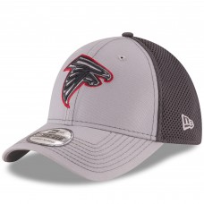 Бейсболка Atlanta Falcons New Era Grayed Out Neo 2 39THIRTY - Gray/Graphite
