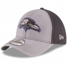 Бейсболка Baltimore Ravens New Era Gray/Graphite Grayed Out Neo 2 39THIRTY