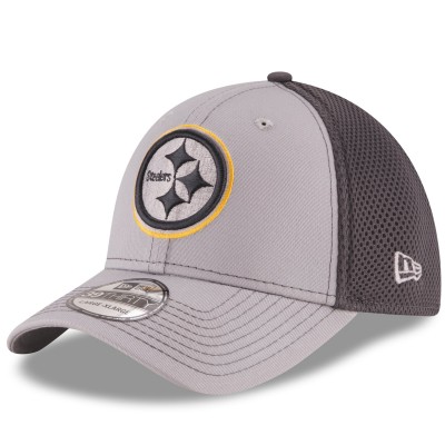 Бейсболка Pittsburgh Steelers New Era Gray/Graphite Grayed Out Neo 2 39THIRTY