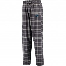 Carolina Panthers Concepts Sport Ultimate Plaid Flannel Pajama Pants - Charcoal