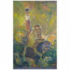 Vince Lombardi Green Bay Packers Deacon Jones Foundation Fine Art Canvas Print 24 x 36 by Artist David Schock
