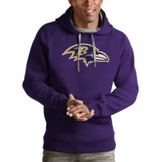 Толстовка с капюшоном Baltimore Ravens Antigua Victory- Purple