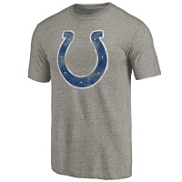 Indianapolis Colts Ash Distressed Team T-Shirt