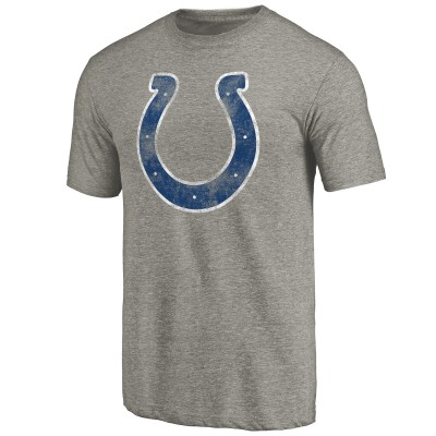 Indianapolis Colts Ash Distressed Team T-Shirt
