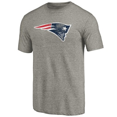 Футболка New England Patriots Distressed Team - Ash