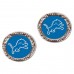 WoDetroit Lions WinCraft Round Post Earrings