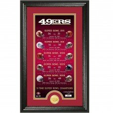 San Francisco 49ers Highland Mint Legacy 14 x 21 Photomint