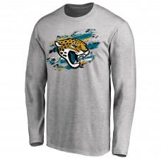 Футболка с длинным рукавом Jacksonville Jaguars True Colors - Ash