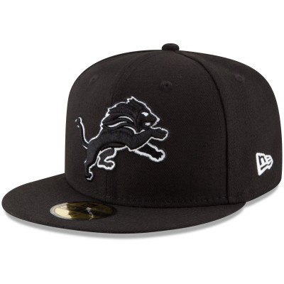 Бейсболка Detroit Lions New Era B-Dub 59FIFTY - Black
