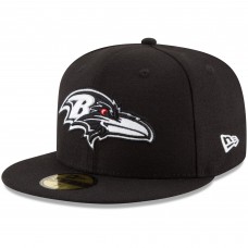 Бейсболка Baltimore Ravens New Era Black B-Dub 59FIFTY